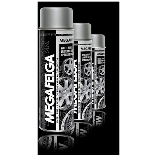 DECO COLOR - MEGAFELGA Akril spray Keréktárcsára 500ml (EZÜST)