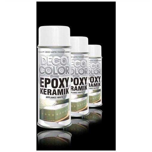 DECO COLOR - Epoxy Keramik Kádzománc spray 400ml (FÉNYES FEHÉR)