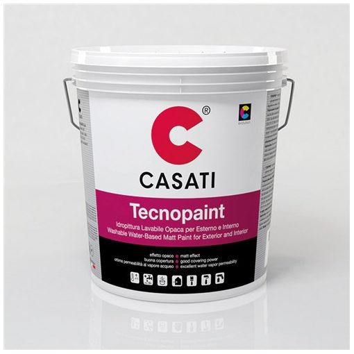 CASATI - Technopaint - Fekete ( Acryl tartalmú homlokzatfesték ) 14 L