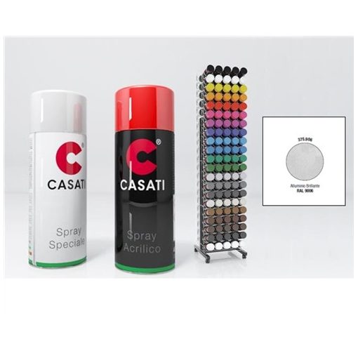 CASATI - SPRAY 906 Alluminio Brillante (FÉNYES ALUMÍNIUM - RAL 9006) 400ml