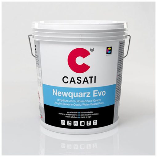 CASATI - Newquarz Evo ( Kvarc tartalmú acril-silosan homlokzatfesték ) 14 L