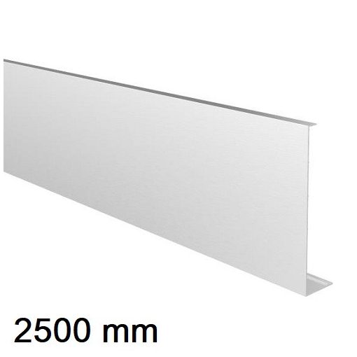 Korlát alumínium profil - takaró elem AL/0011 alumínium üvegprofilhoz L=2500mm - satin/elox