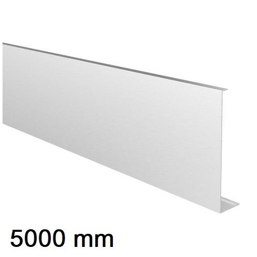 Korlát alumínium profil - takaró elem AL/0011 alumínium üvegprofilhoz L=5000mm - satin/elox