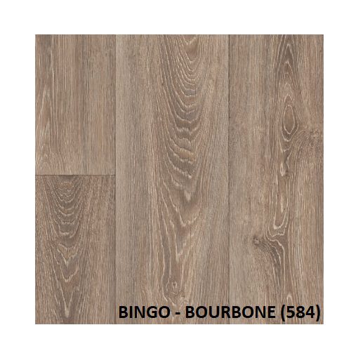 PVC Bingo Classic Wood - Bourbon 584 (3 méter) 