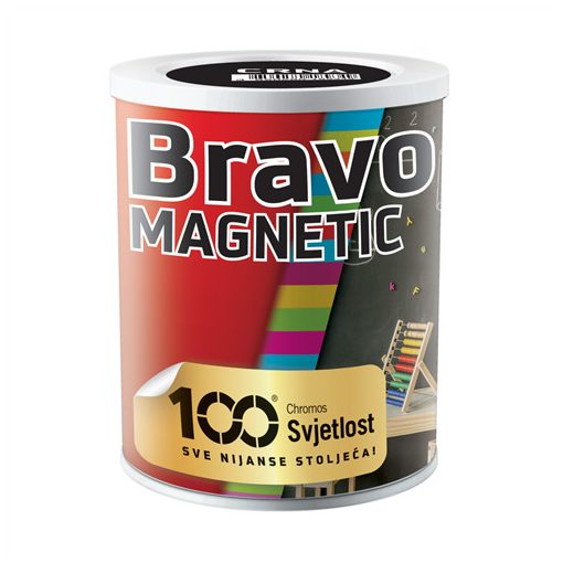CHROMOS - BRAVO Magnetic mágnesezhető festék (FEKETE) 0,5L
