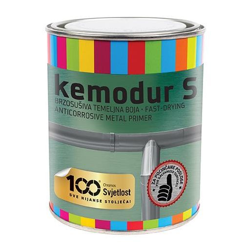 CHROMOS - KEMODUR S Könnyűfém alapozó T202 SZÜRKE 0,75L