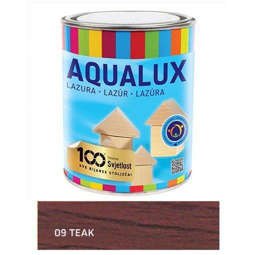 CHROMOS - AQUALUX Lazúr vízbázisú ( 09 - TEAK ) 3L