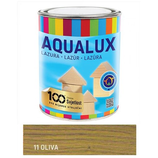 CHROMOS - AQUALUX Lazúr vízbázisú ( 11 - OLIVA ) 3L