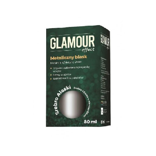 CHROMOS - GLAMOUR Effect Metallic Shine-Metál színező, alaszkai ezüst  80 ml 