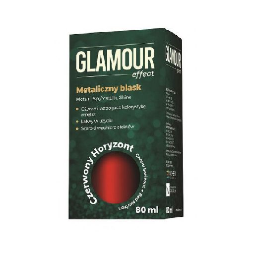 CHROMOS - GLAMOUR Effect Metallic Shine-Metál színező, vörös horizont  80 ml 