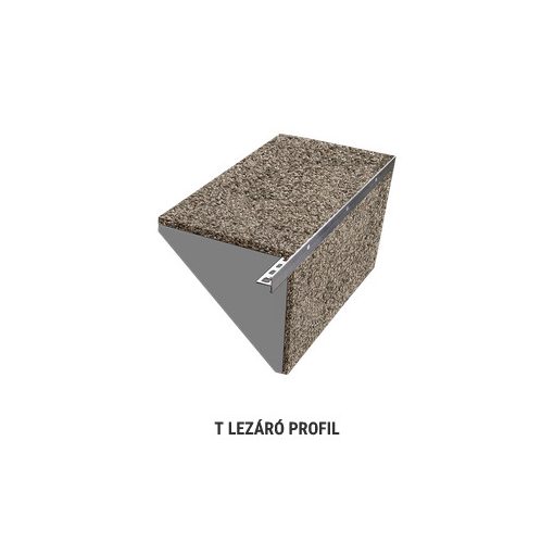 Den Braven - PerfectSTONE - T Lezáró profil 10mm x 2,5m ( KK7050 )