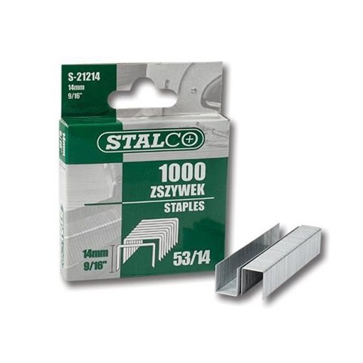 STALCO - Tűzőgép kapocs 53-as tipus ,6 mm, 1000 db/csom. 